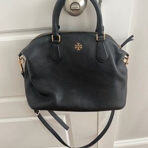 Tory Burch Black Leather Satchel